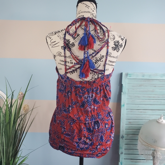 LOFT Boho Spaghetti Strap Tank Top - Picture 4 of 6